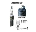 Brisk Iridium Performance RR15YIR Zündkerzen für Chrysler, Dodge und Jeep 5.7, 6.1 und 6.4