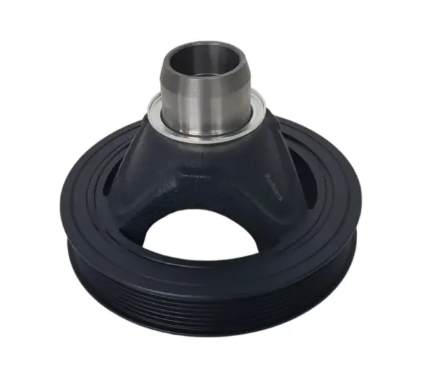Crankshaft damper for Dodge RAM 1500, 2500 and 3500 from 2005 to 2008. Mopar reference number 53021303AD.