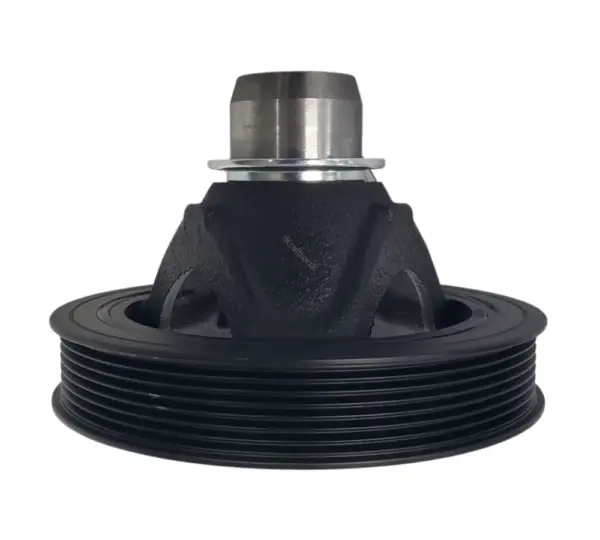 Crankshaft damper for Dodge RAM 1500, 2500 and 3500 from 2005 to 2008. Mopar reference number 53021303AD.