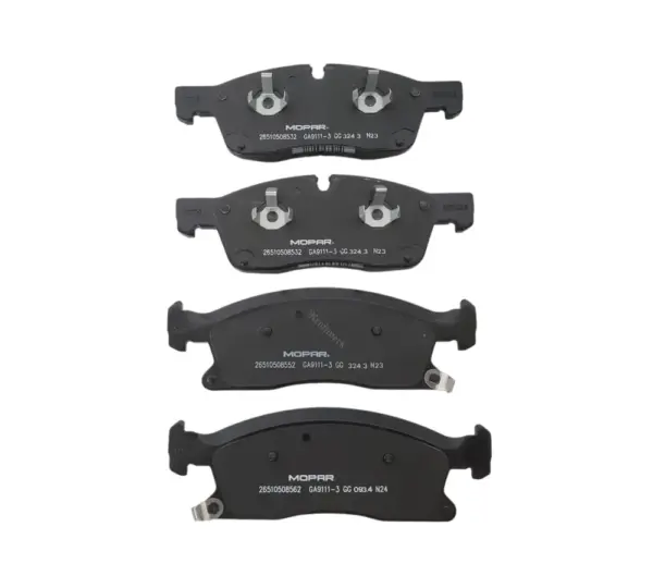 Genuine Mopar brake pads 68516695AC for Dodge Durango 3.6 and 5.7 from 2021 to 2025 (front axle)