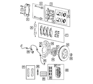 Il componente è indicato con il riferimento #7 nell'illustrazione.