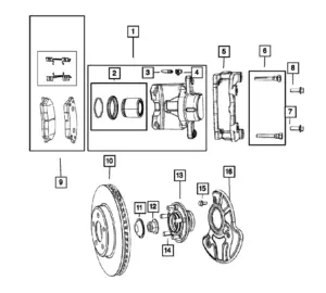 Il componente è indicato con il riferimento #3 nell'illustrazione.