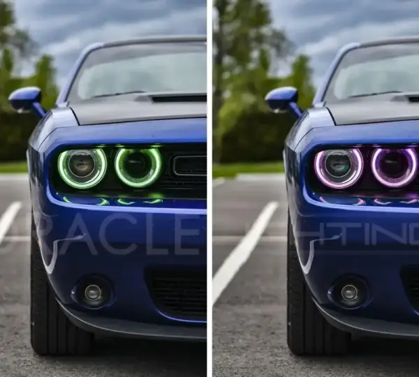 Kit de luces diurnas ORACLE Lighting ColorSHIFT® RGB+W para Dodge Challenger de 2015 a 2023