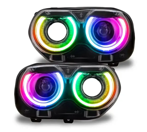 Kit de luces diurnas ORACLE Lighting ColorSHIFT® RGB+W para Dodge Challenger de 2015 a 2023