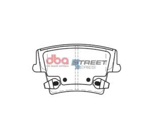 DBA Street Series Bremsbeläge DB2062SS für Chrysler 300C, Dodge Challenger, Charger und Magnum 3.0 CRD, 3.5, 3.6 und 5.7 (Hinterachse)