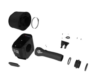 aFe POWER 57-10032K Węglowy układ dolotowy zimnego powietrza Track Series dla RAM 1500 3.0 RHO z czarnym filtrem powietrza