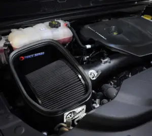 aFe POWER 57-10032K Węglowy układ dolotowy zimnego powietrza Track Series dla RAM 1500 3.0 RHO z czarnym filtrem powietrza