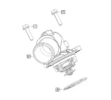 Il componente si trova come riferimento n. 3 nell'illustrazione